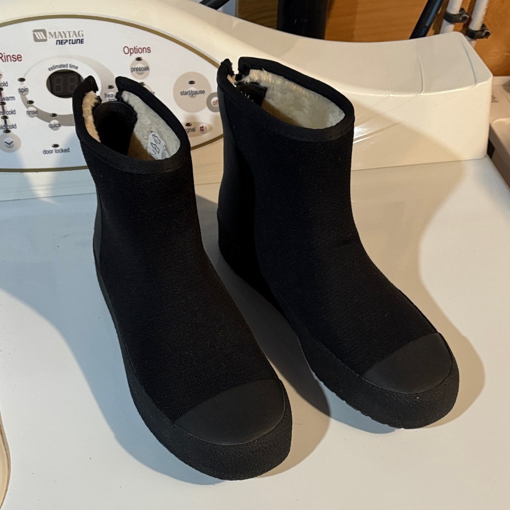 Tretorn Black Men's Sherpa lined waterproof Boots